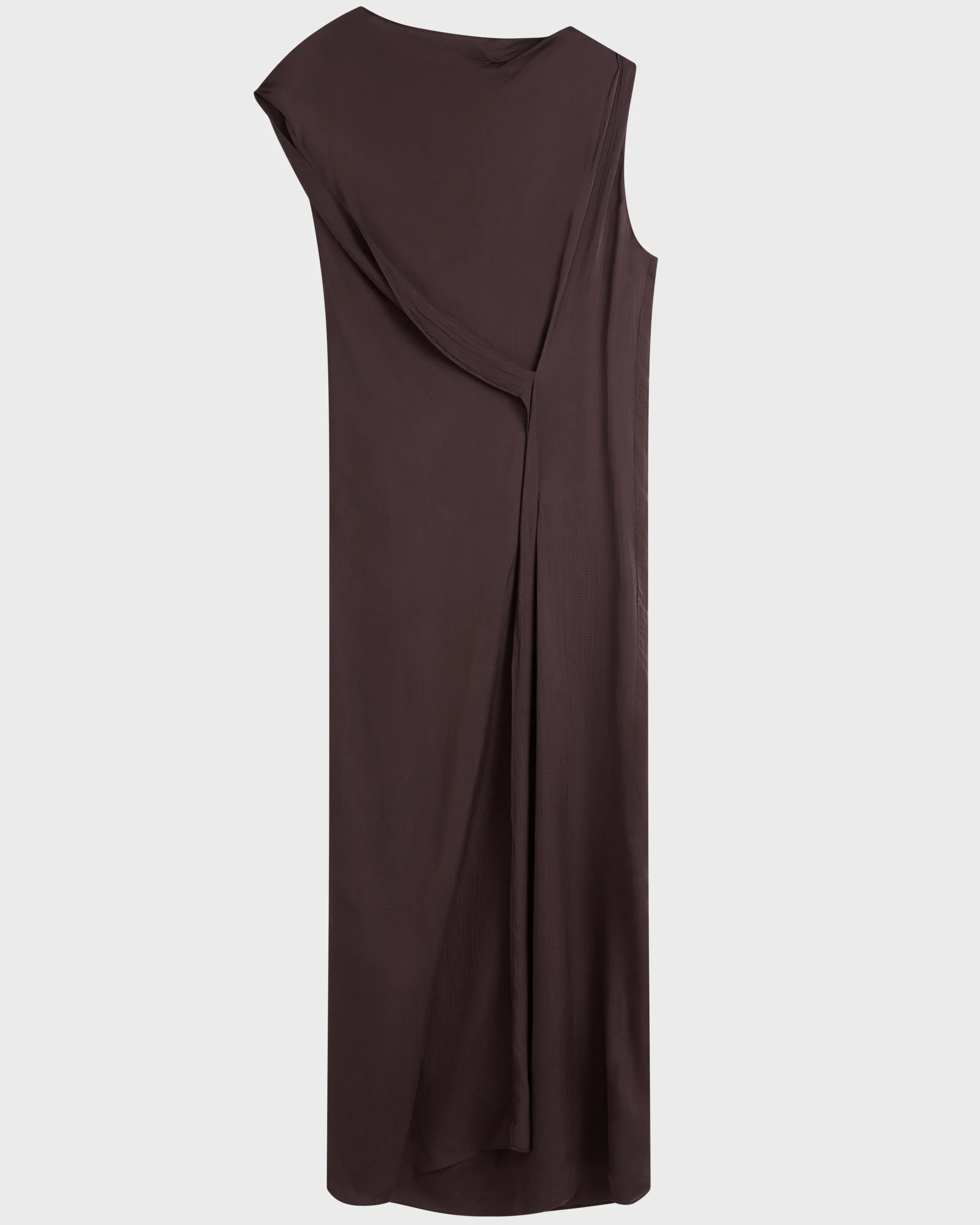 Ardea Draped Dress - Mocha