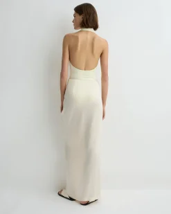 Ardea Draped Skirt - Pearl
