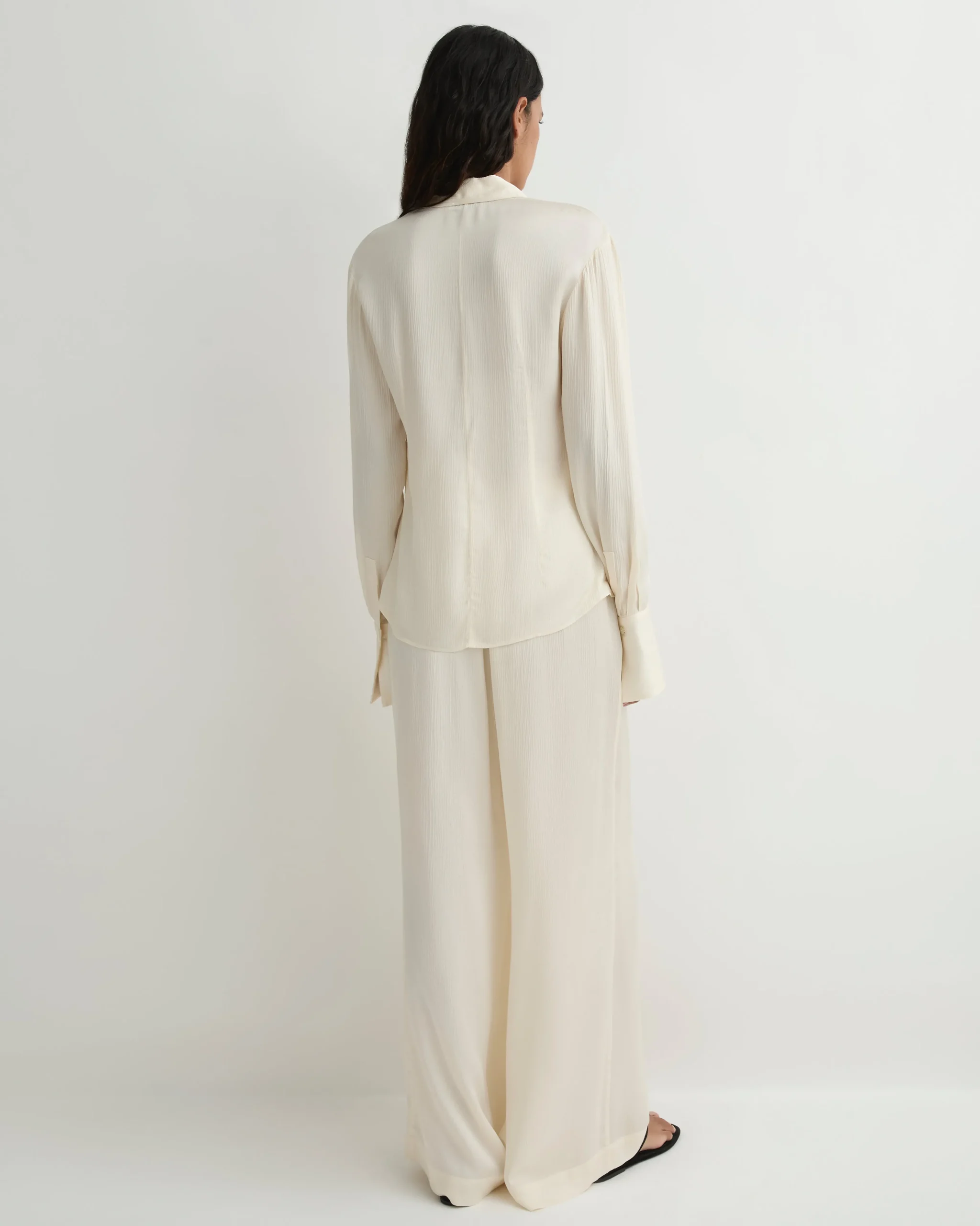 Ardea Fitted Blouse - Pearl