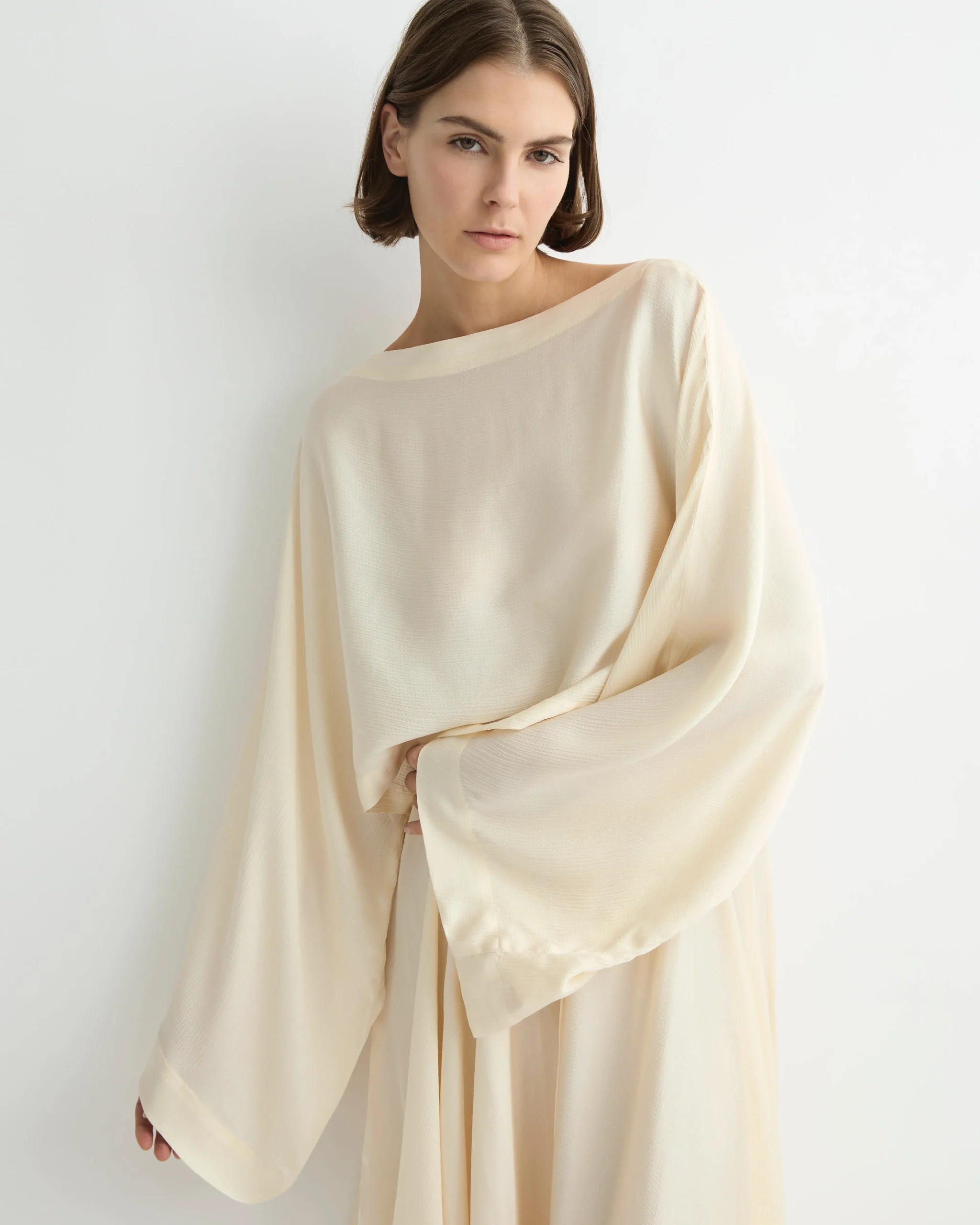 Ardea Kimono Top - Pearl