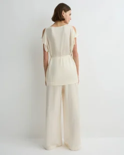 Ardea Luxe Pant - Pearl
