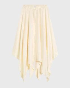 Ardea Square Long Skirt - Pearl