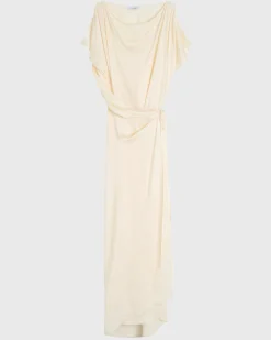 Ardea Wrap Dress - Pearl