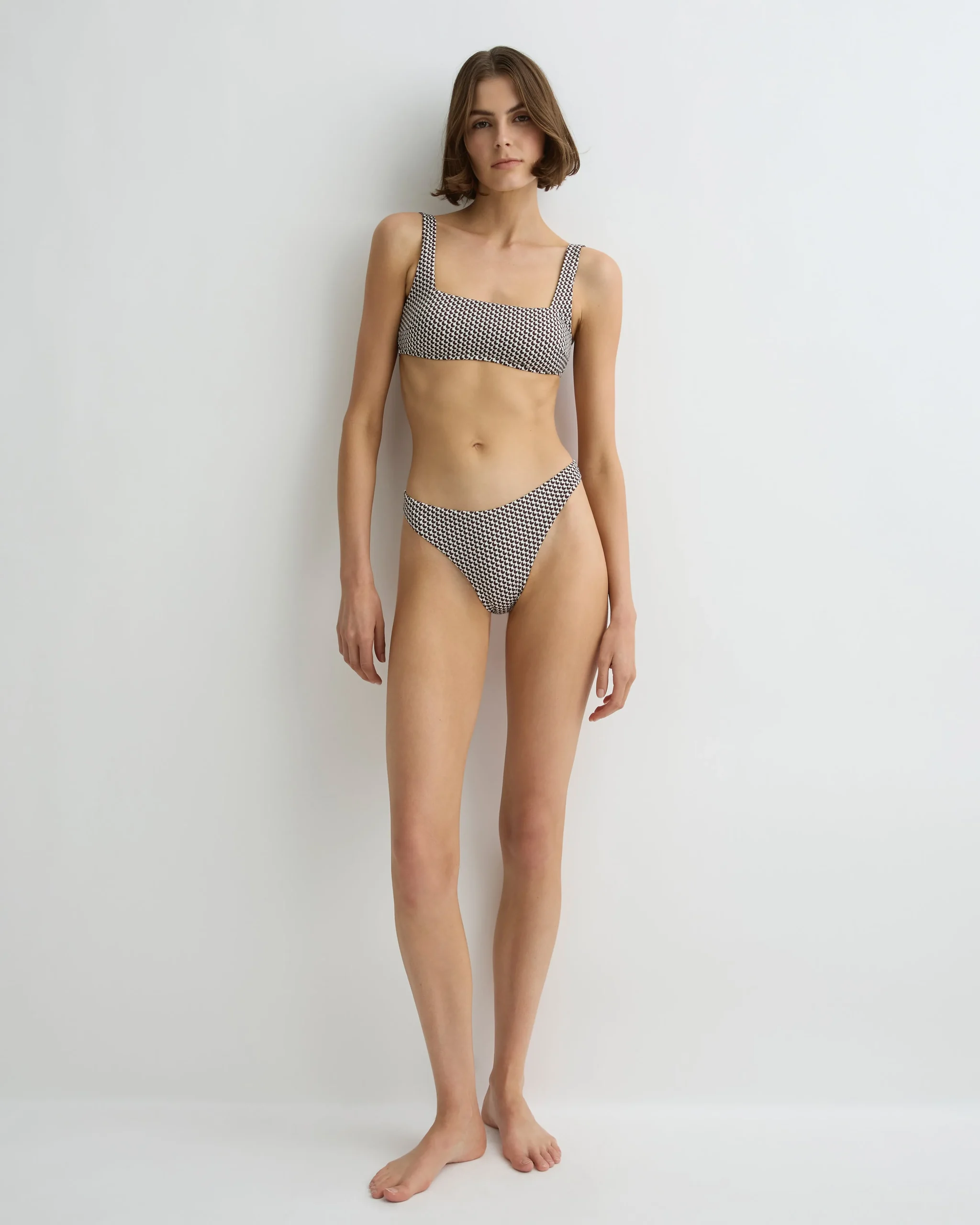 Aria Bikini Top - Mocha Dot (Embodee™)