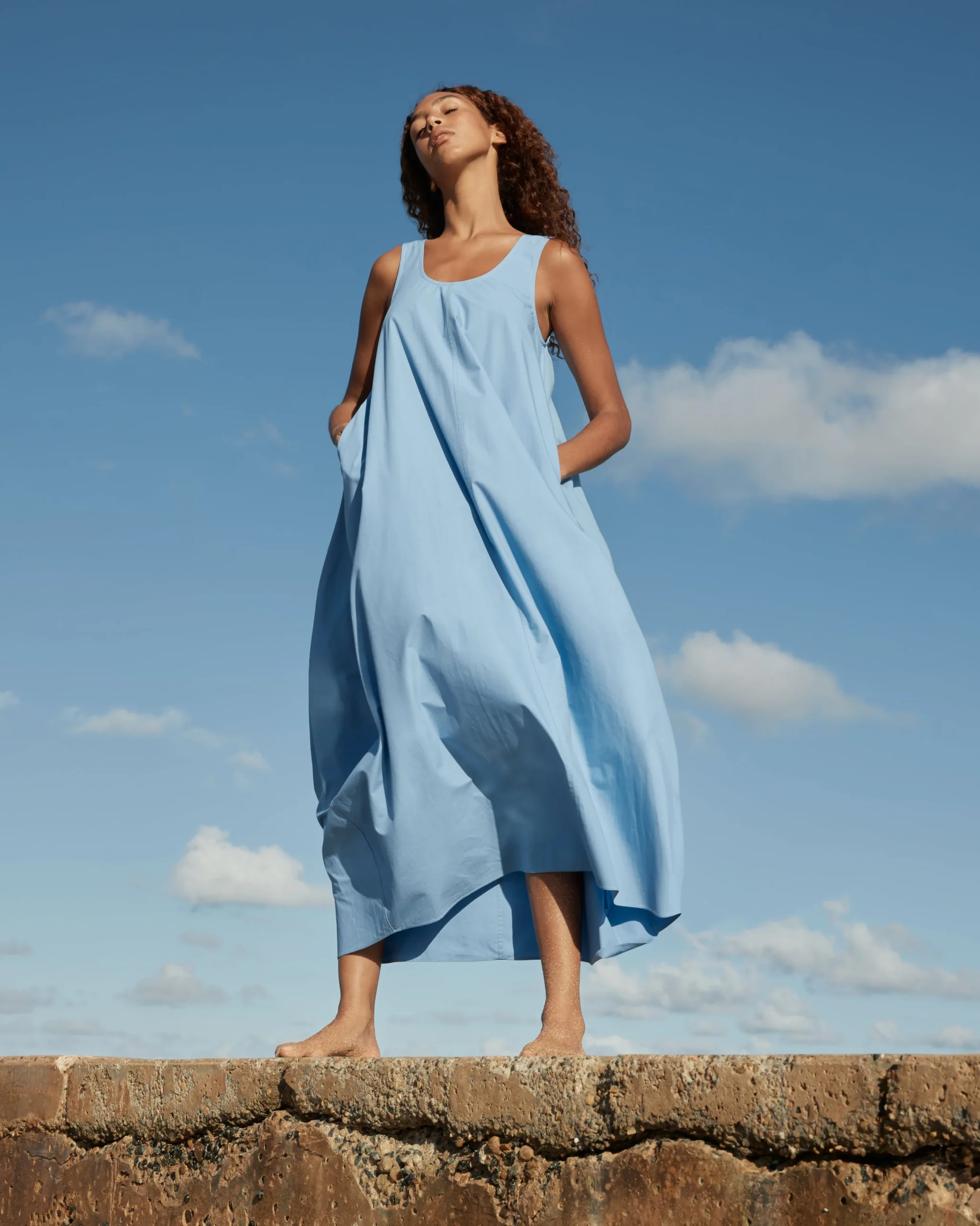 Avila Cocoon Dress - Dusk