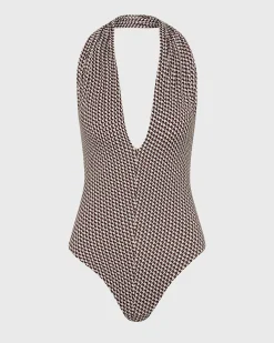 Blair One Piece - Mocha Dot (Embodee™)