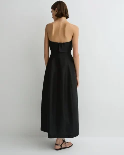 Bormio Bandeau Maxi Dress - Black