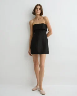 Bormio Bandeau Mini Dress - Black