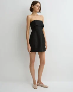 Bormio Bandeau Mini Dress - Black