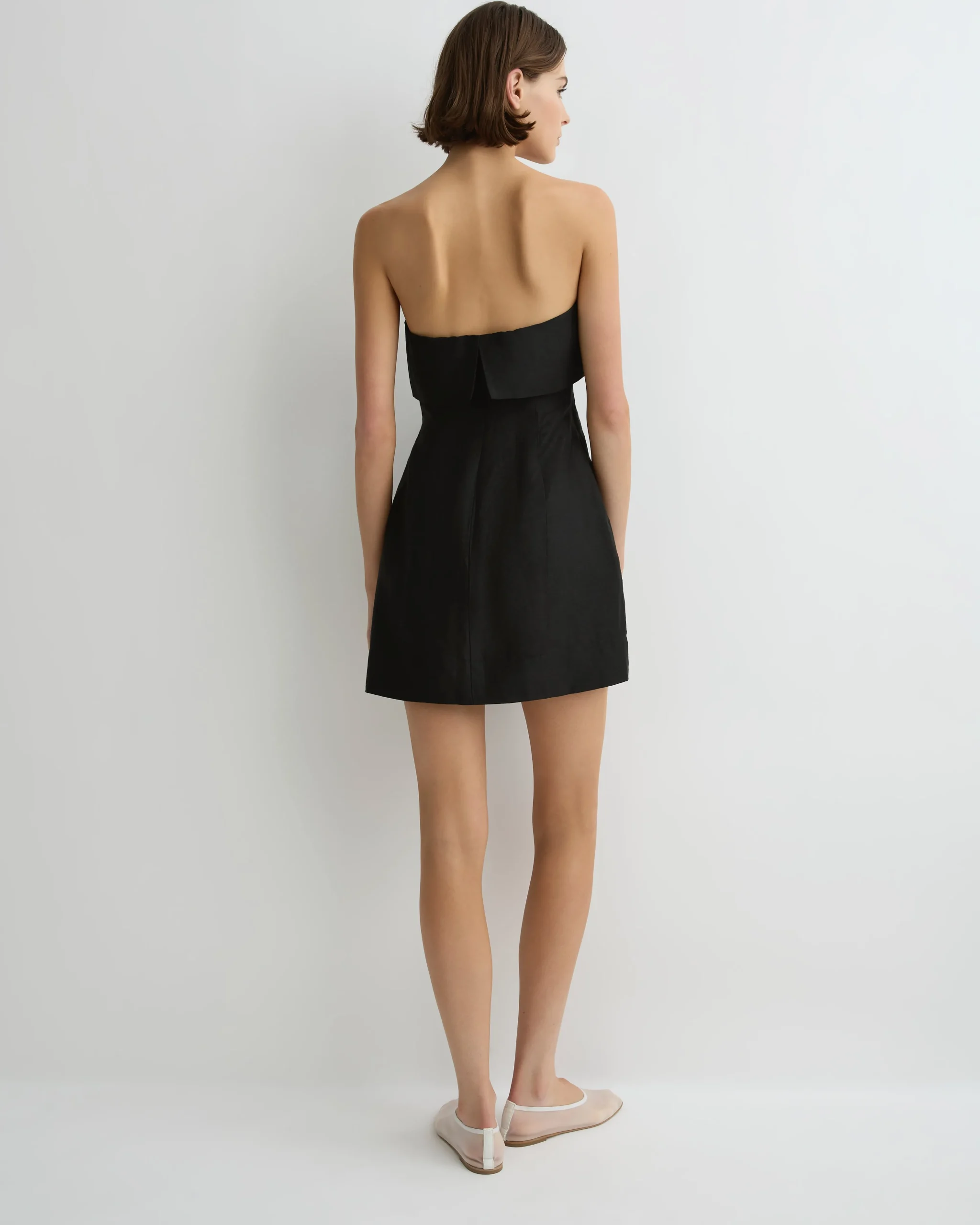 Bormio Bandeau Mini Dress - Black
