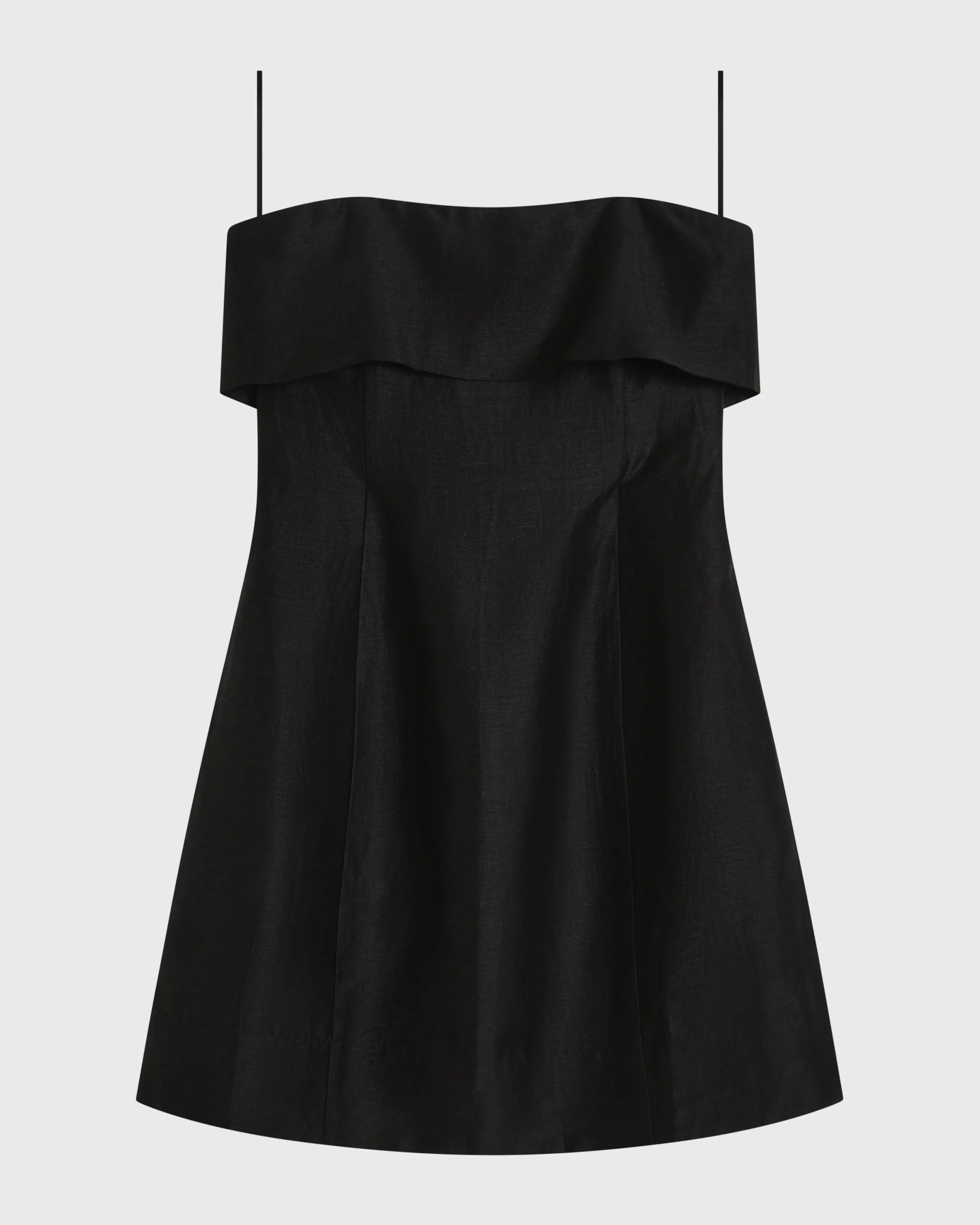 Bormio Bandeau Mini Dress - Black