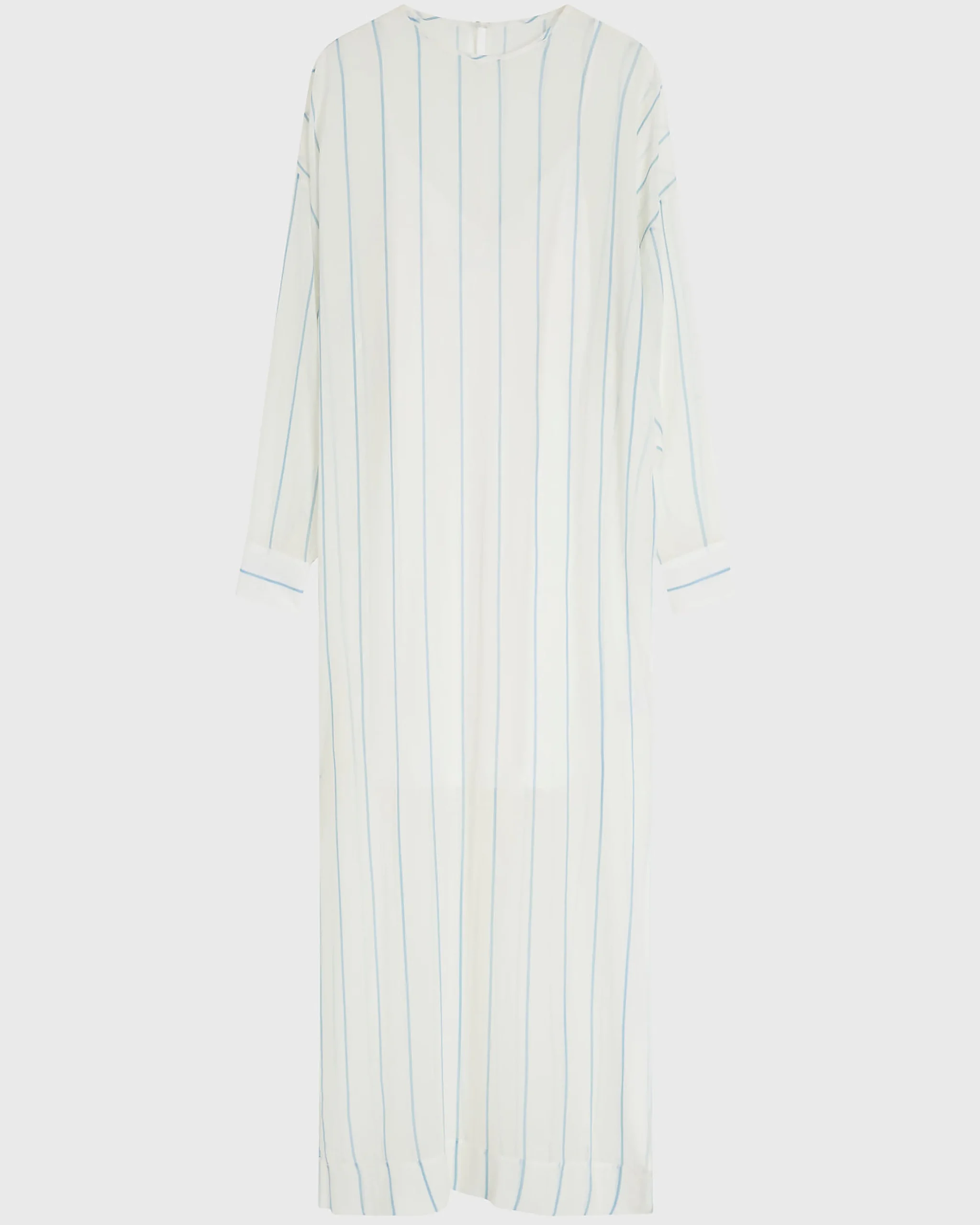 Capri Silk Tunic Dress - Smoke Stripe