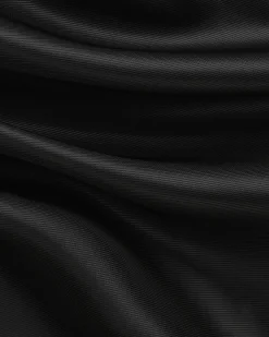 Como Long Bias Slip Dress - Black