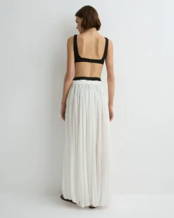 Cremona Balloon Skirt - White