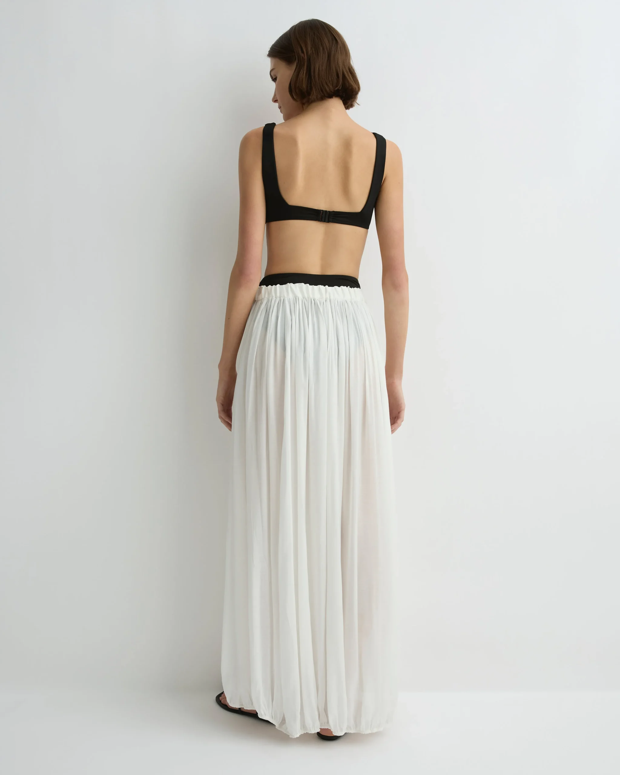 Cremona Balloon Skirt - White