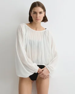 Cremona Balloon Top - White