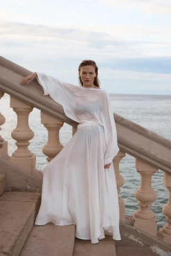 Cremona Kimono Top - White