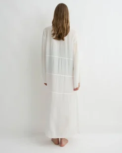 Cremona Tie-Front Maxi Coverup - White