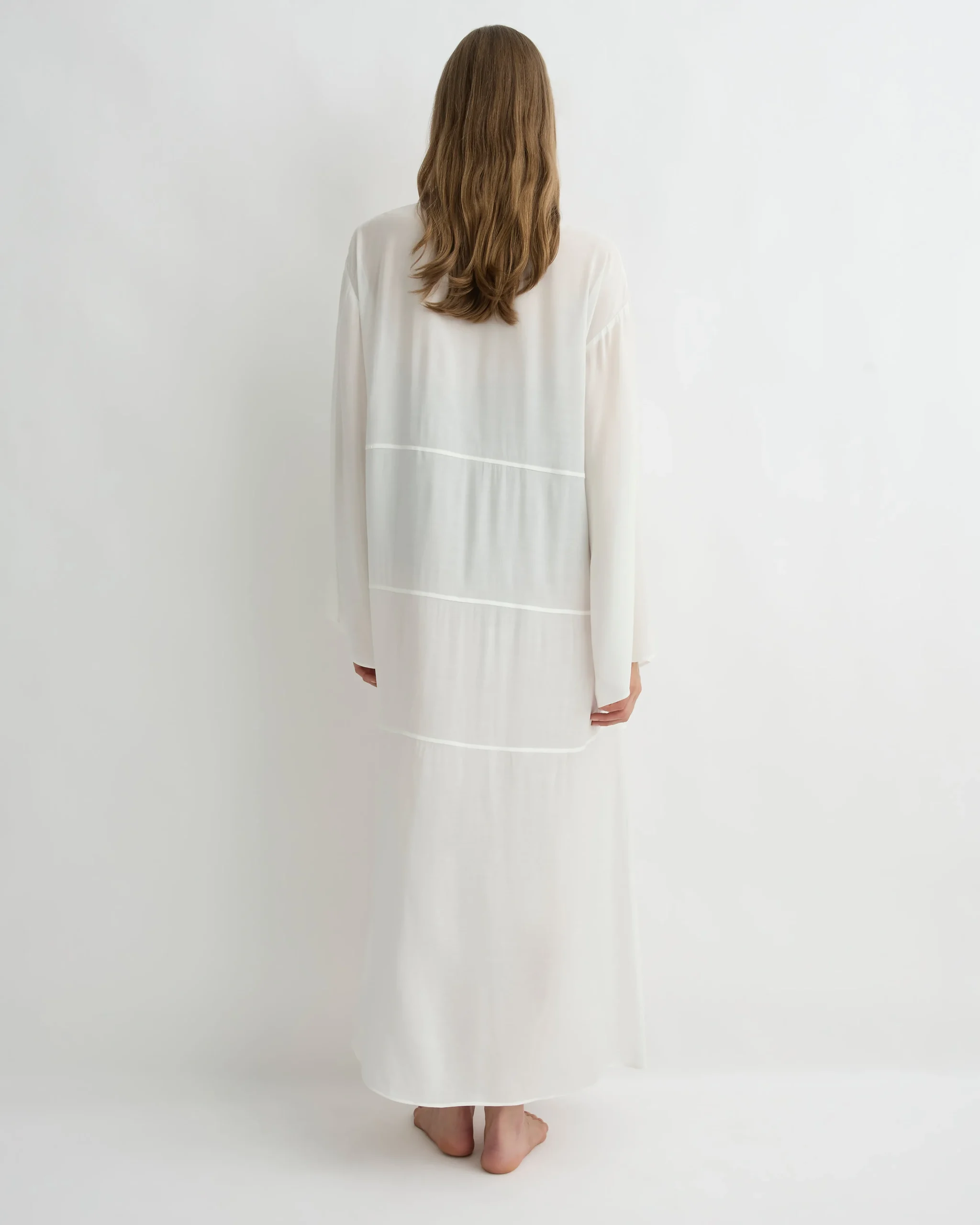 Cremona Tie-Front Maxi Coverup - White
