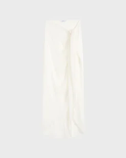 Cremona Tie-Front Sarong - White