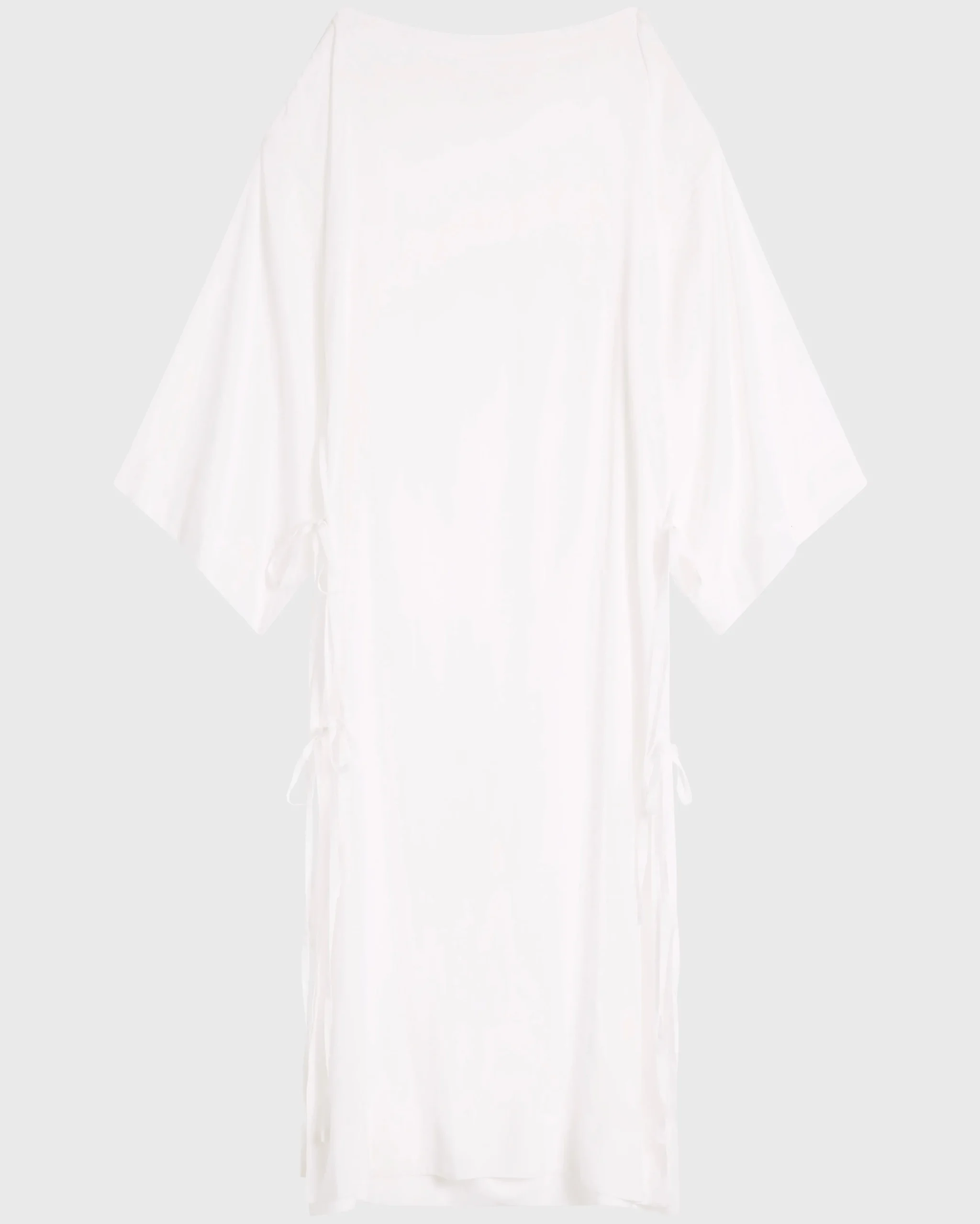 Cremona Tie-Side Maxi Coverup - White