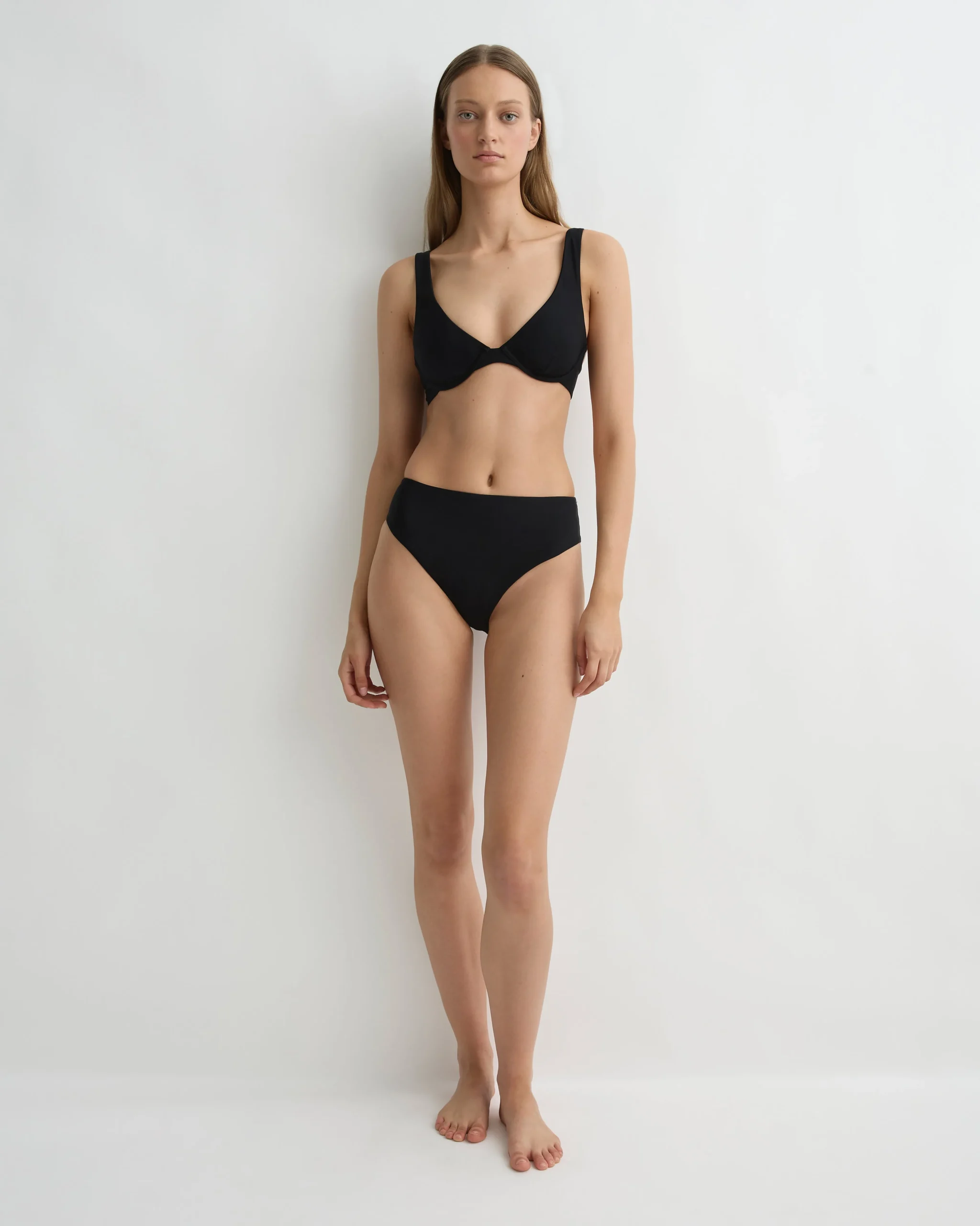 Fern Bikini Bottom - Black (Sculpteur®)