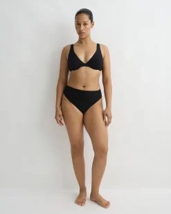 Fern Bikini Bottom - Black (Sculpteur®)