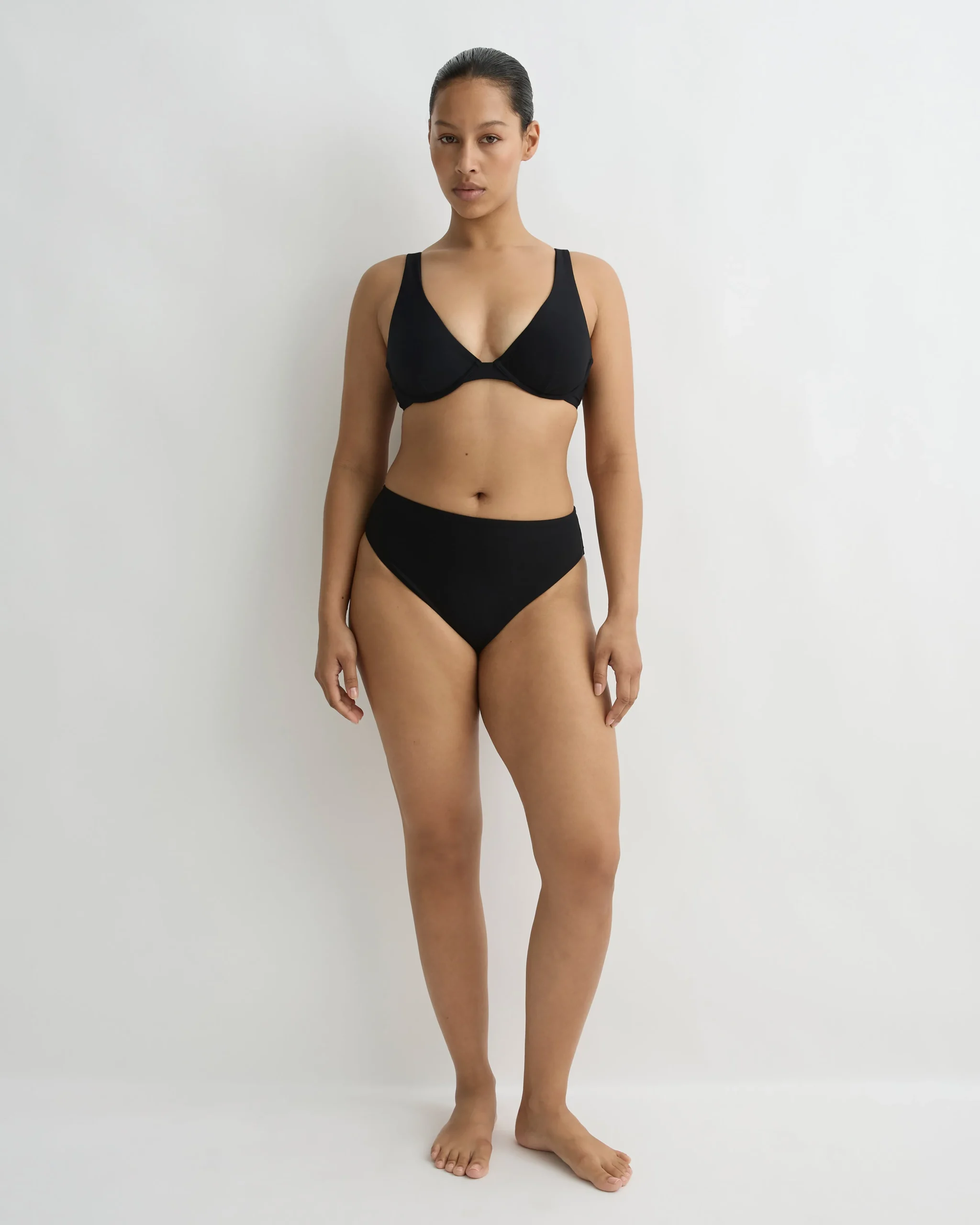 Fern Bikini Bottom - Black (Sculpteur®)