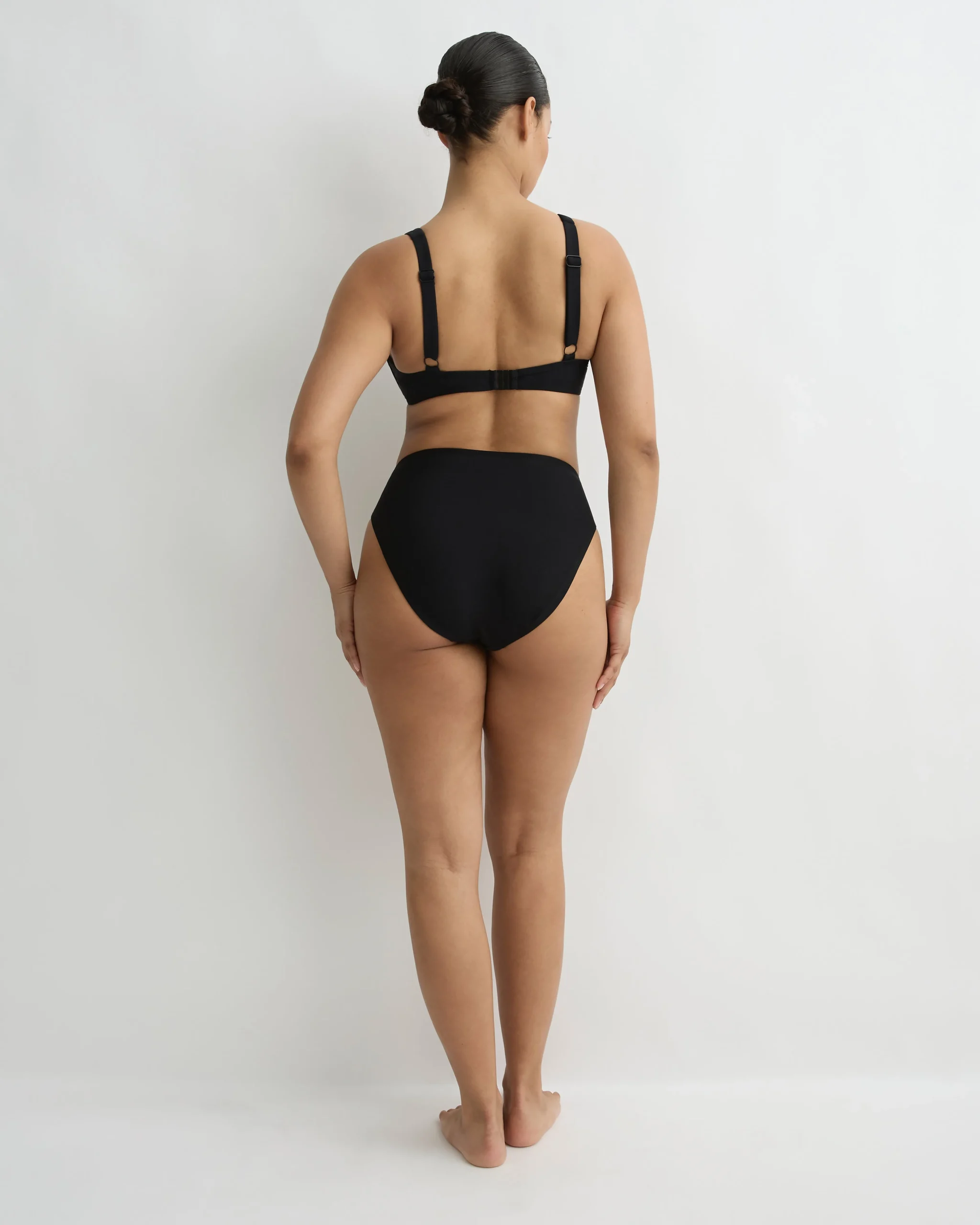 Fern Bikini Bottom - Black (Sculpteur®)