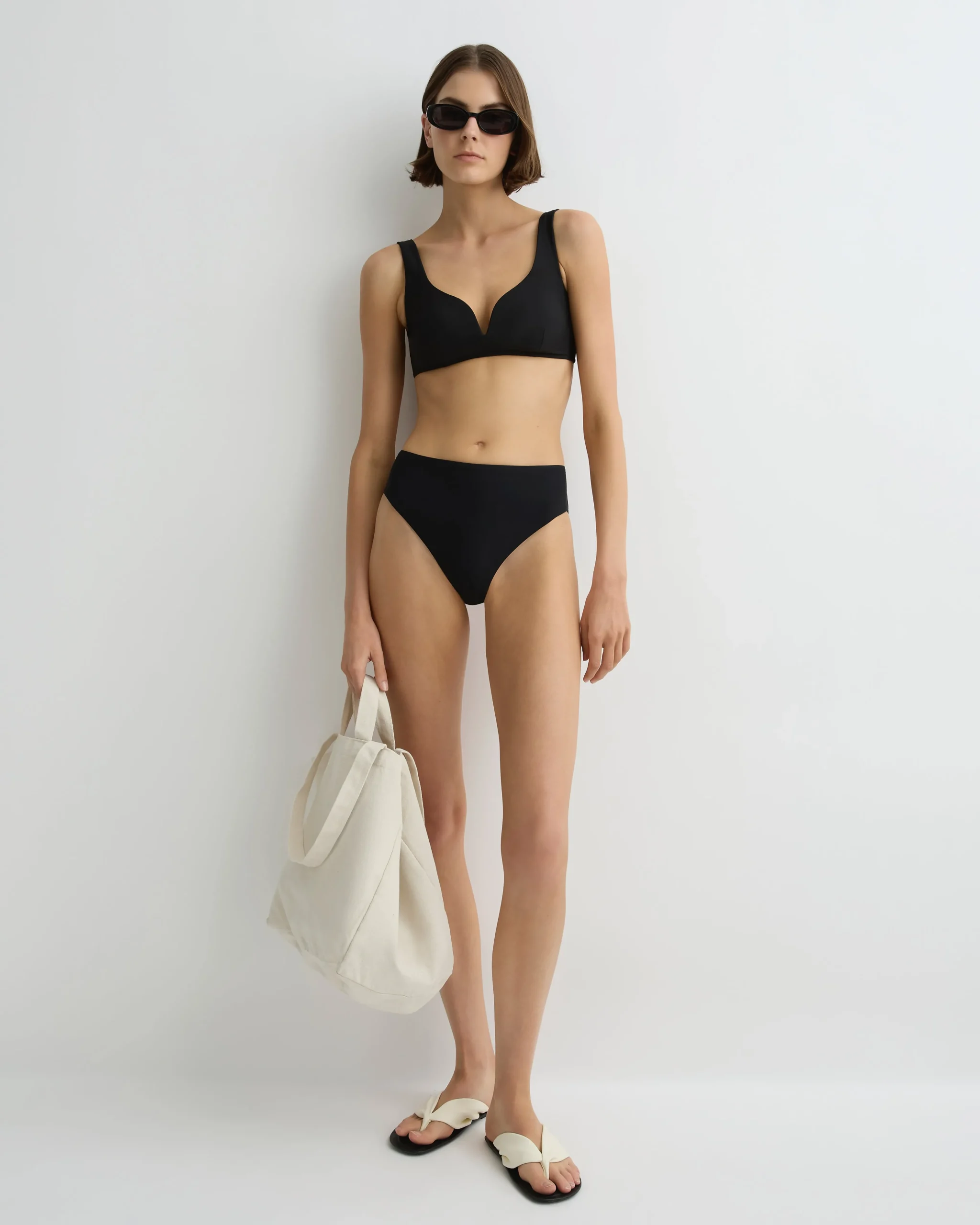 Fern Bikini Bottom - Black (Sculpteur®)