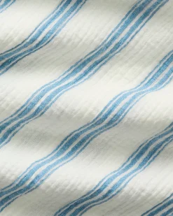 Finn Drawstring Pant - Dusk Stripe