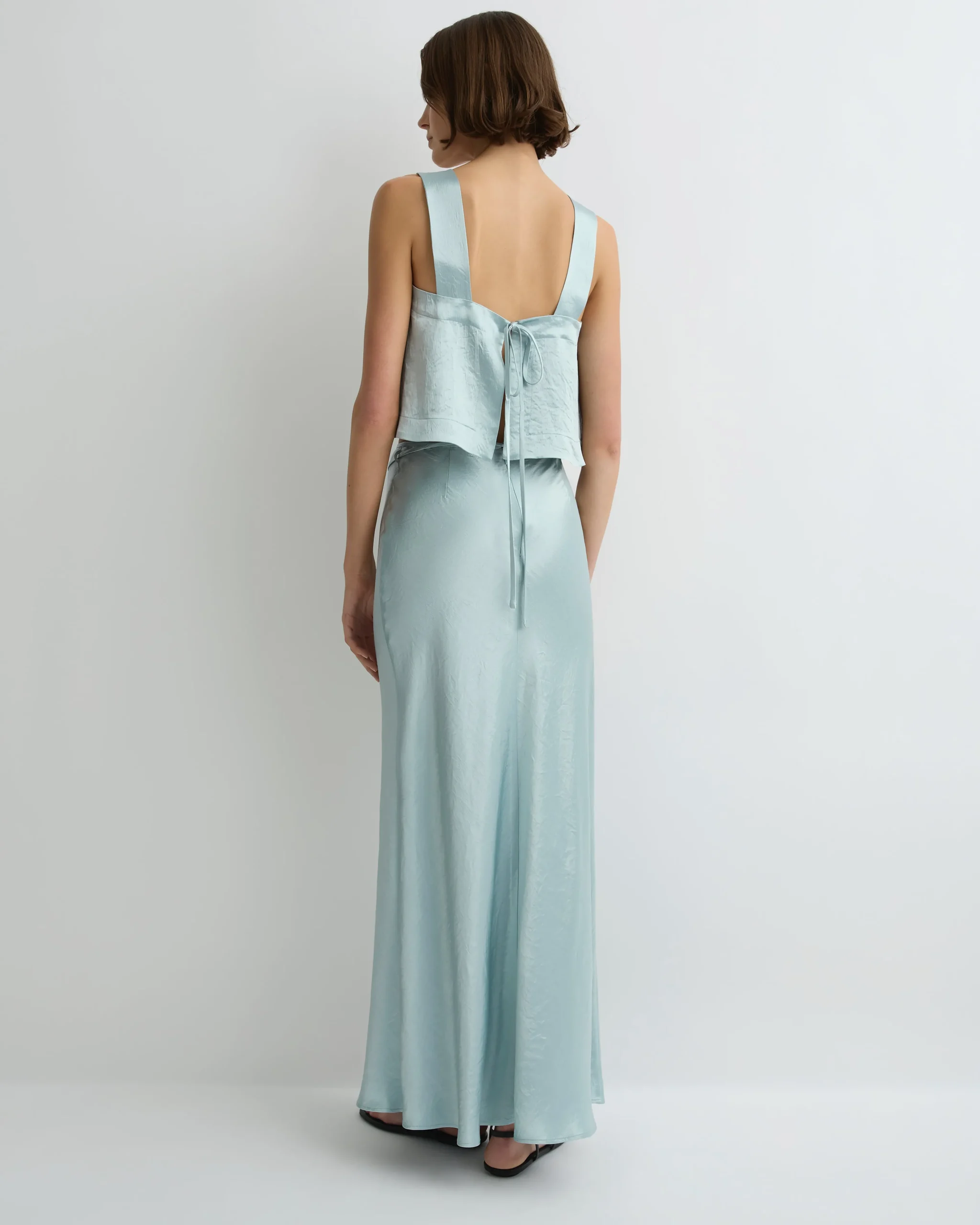 Kobe Bias Maxi Skirt - Mist