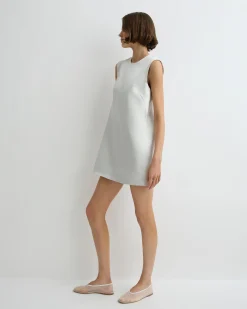 Kobe Mini Shift Dress - Platinum