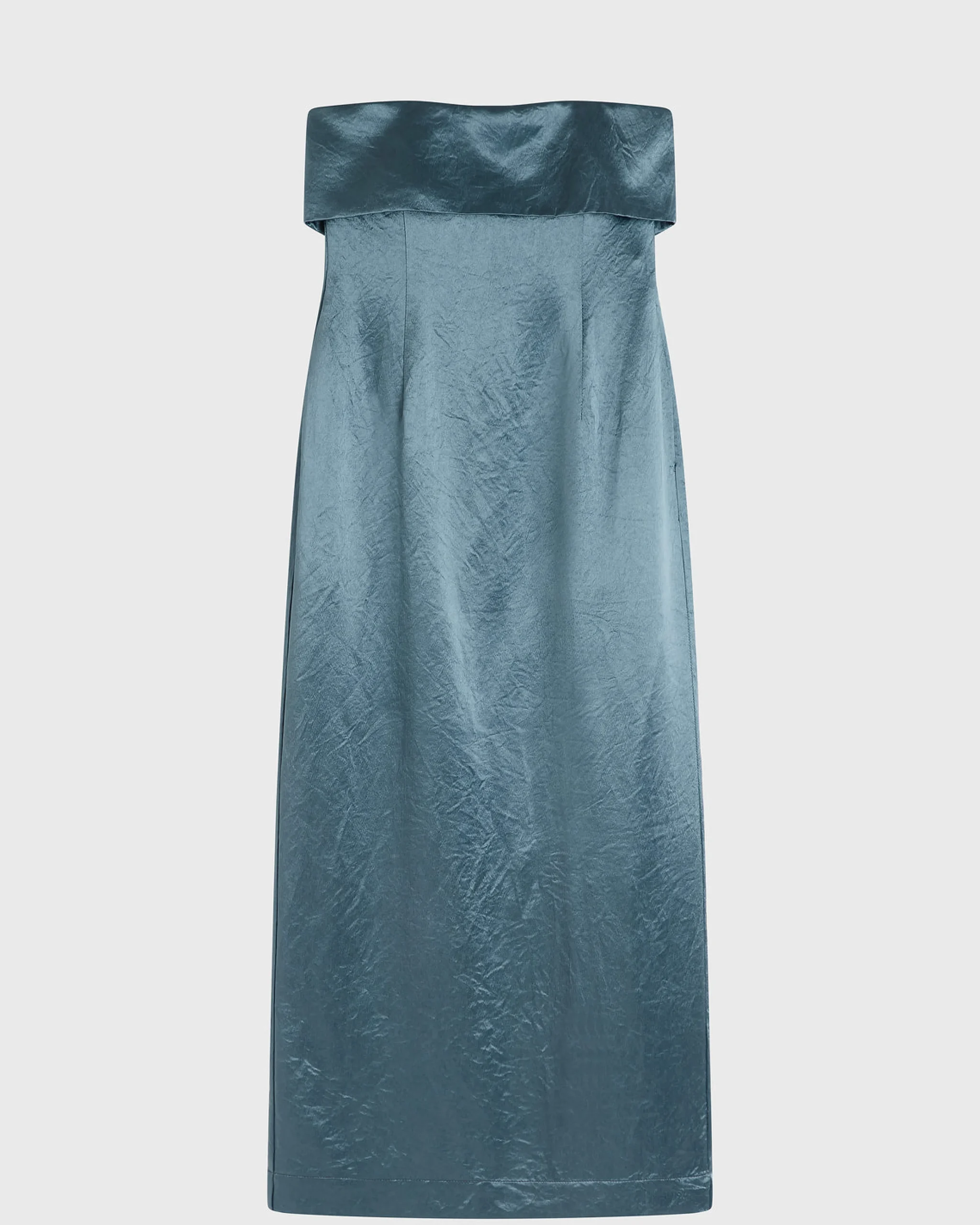 Kobe Strapless Maxi Dress - Steel Blue