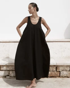 Kyoto Cocoon Dress - Black