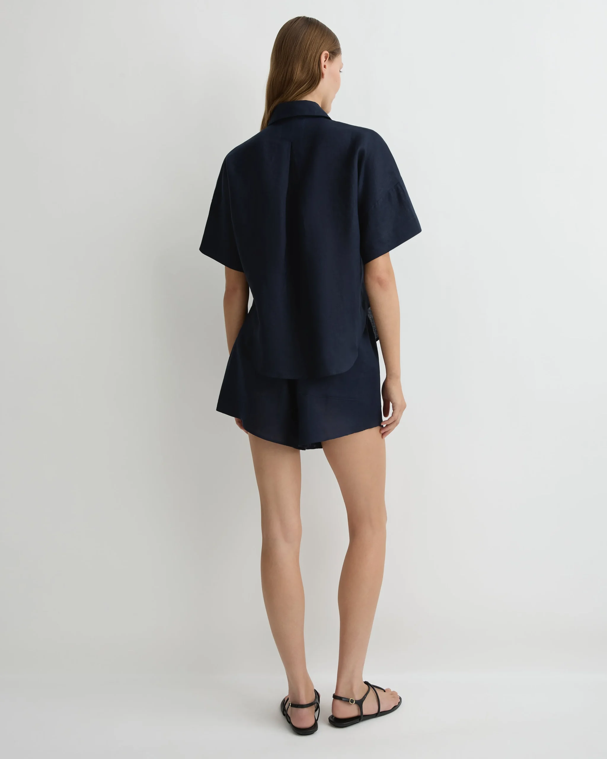 Leiden Short Sleeve Shirt - Navy