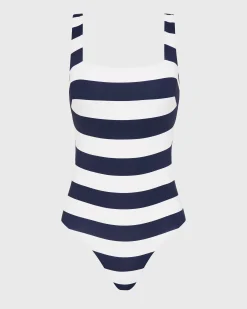 Margot One Piece - Navy Stripe (Embodee™)