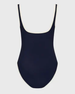 McKenna One Piece - Navy & Pearl (Sculpteur®)