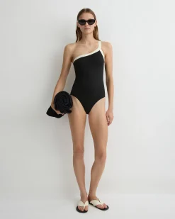 Nicky One Piece - Black & Porcelain (Embodee™)