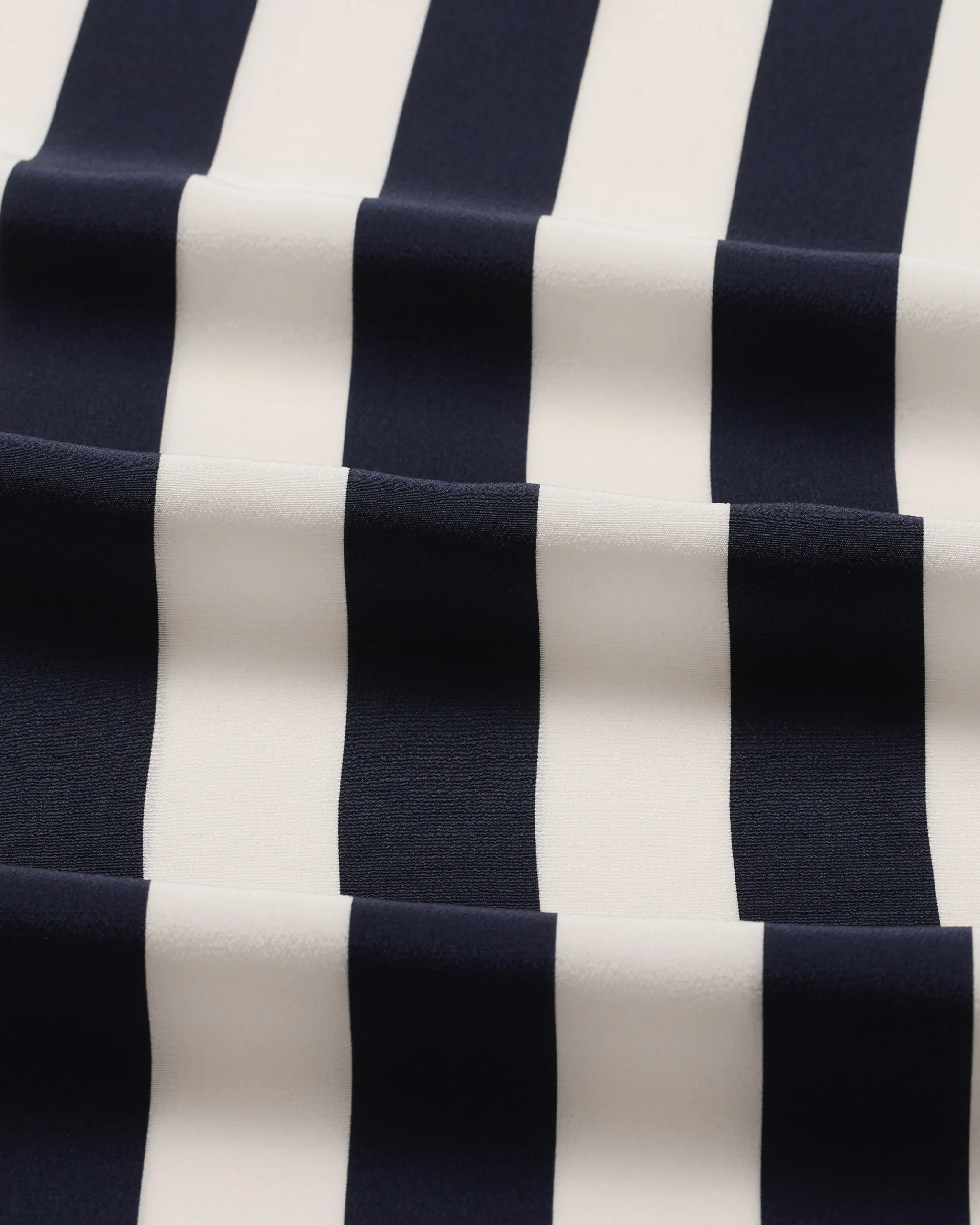 Orta Silk Palazzo Pant - Navy Stripe