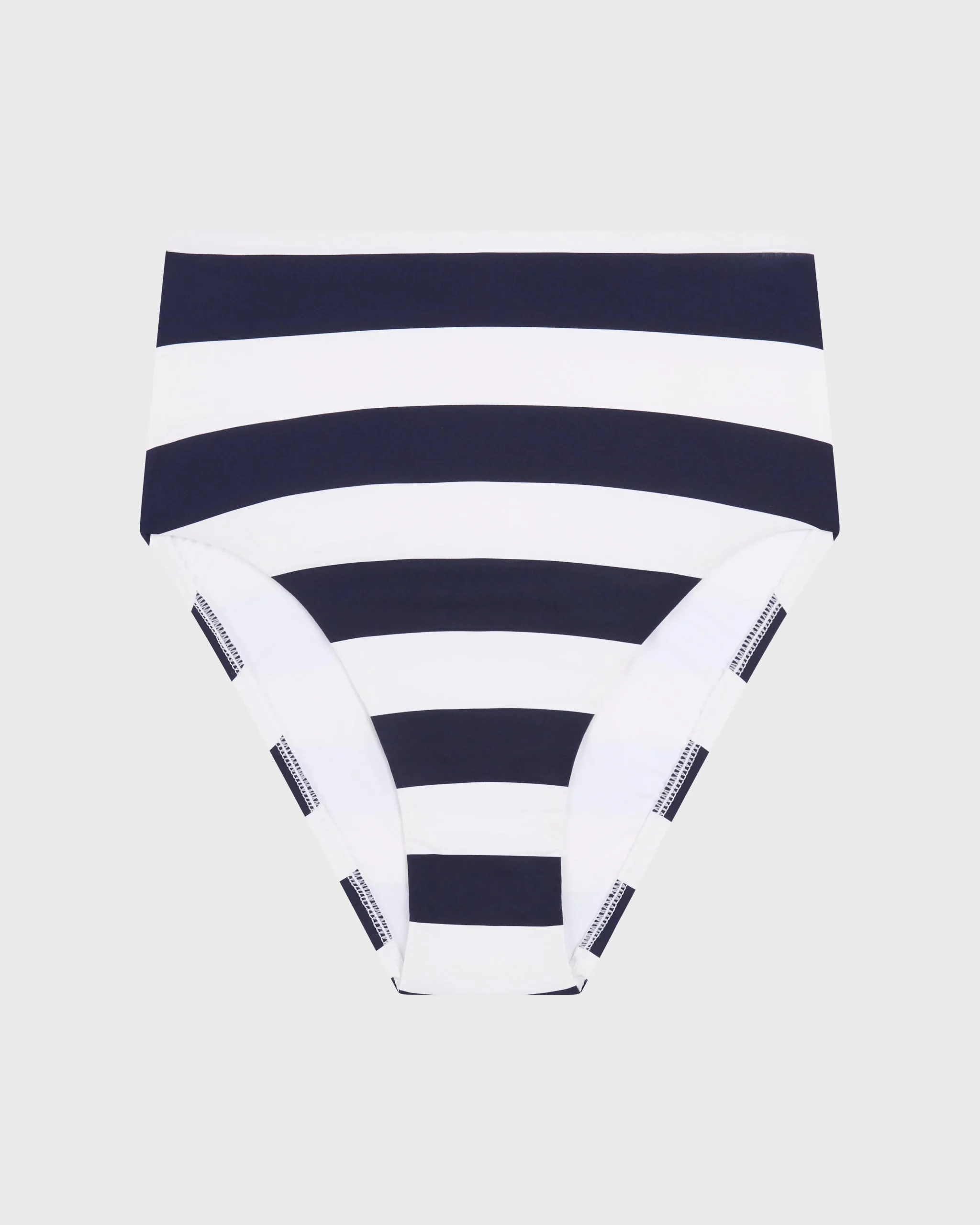 Poppy Bikini Bottom – Navy & White Stripe (Embodee™)