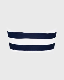 Stella Bikini Top – Navy & White Stripe (Embodee™)